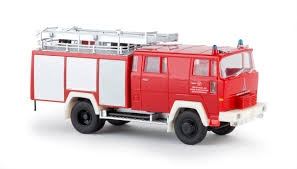 Brekina 58804 Magirus D LF 16 TS „WF Krupp Stahl AG“ Feuerwehrauto, H0